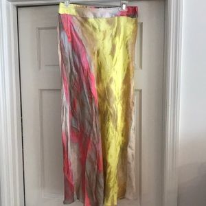Long colorful skirt